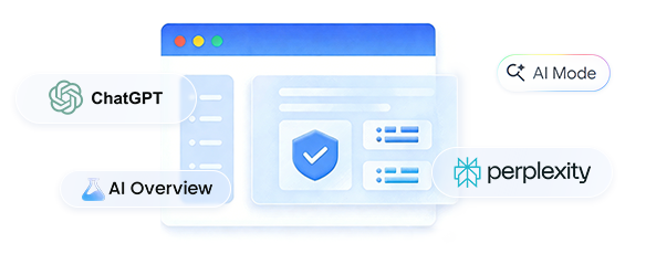 GEO 负责提升 AI 引擎中的品牌可见度，做好企业信任背书